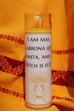 Load image into Gallery viewer, Más Cabrona Que Bonita & a Bitch is Fly! (Candle only)