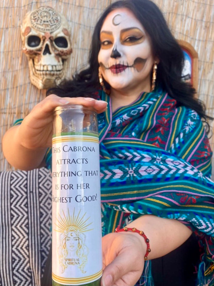 This Cabrona attracts everything that is for her Highest Good! (Candle only)